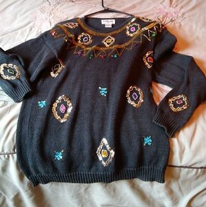 Jeweled sweater